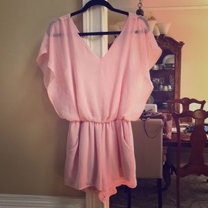 Baby pink romper
